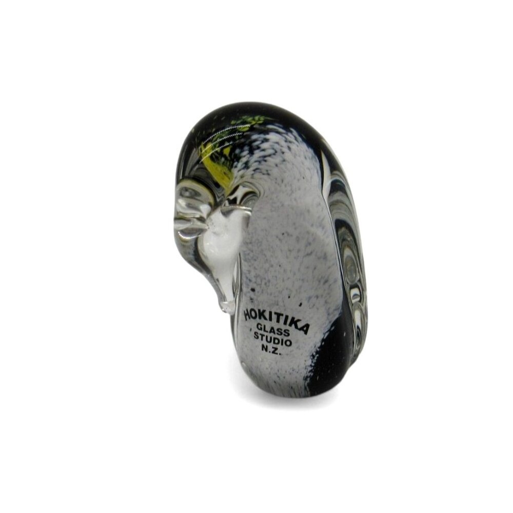 Hokitika Glass Penguin Paperweight New Zealand Vintage 2.5"